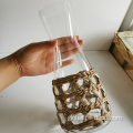 Seagrass Wrapped Glass Seagrass Sleeve Glass Jug Grass Wrapped Drinking Glassware Factory